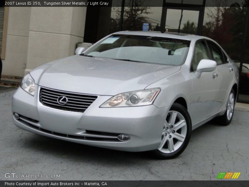 Tungsten Silver Metallic / Light Gray 2007 Lexus ES 350