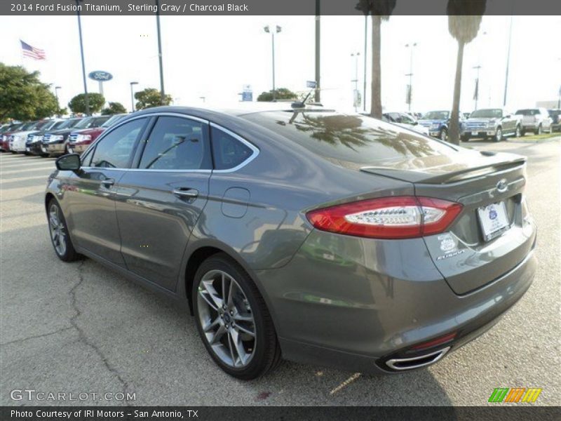 Sterling Gray / Charcoal Black 2014 Ford Fusion Titanium