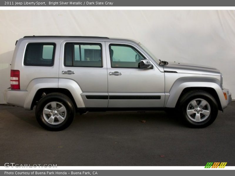 Bright Silver Metallic / Dark Slate Gray 2011 Jeep Liberty Sport