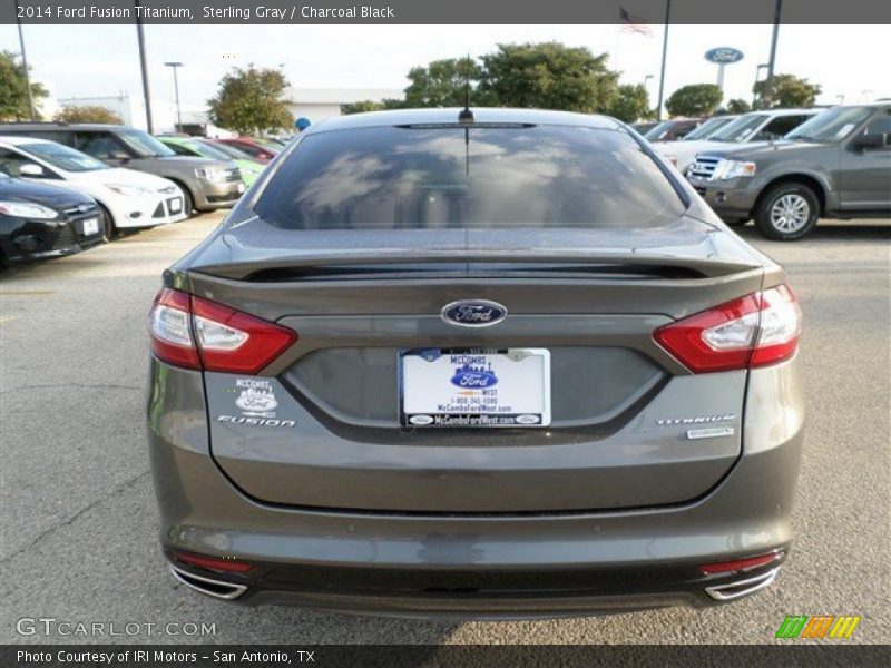 Sterling Gray / Charcoal Black 2014 Ford Fusion Titanium