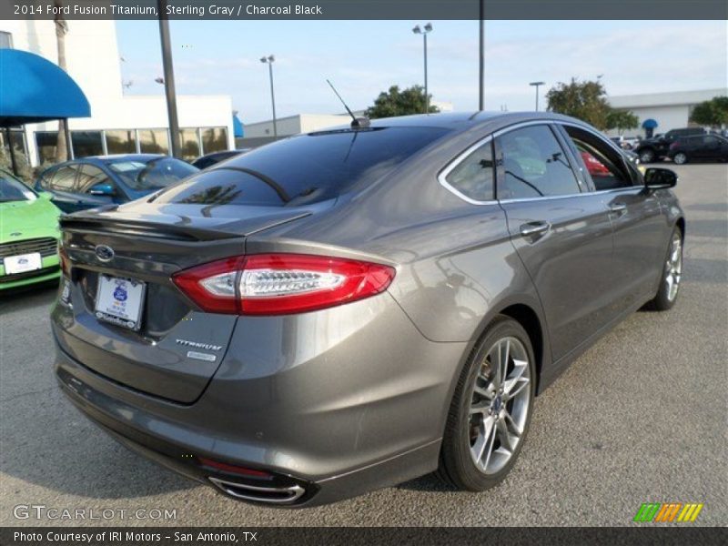 Sterling Gray / Charcoal Black 2014 Ford Fusion Titanium