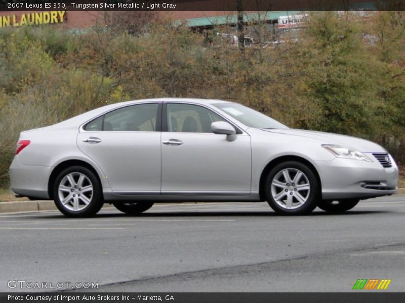 Tungsten Silver Metallic / Light Gray 2007 Lexus ES 350