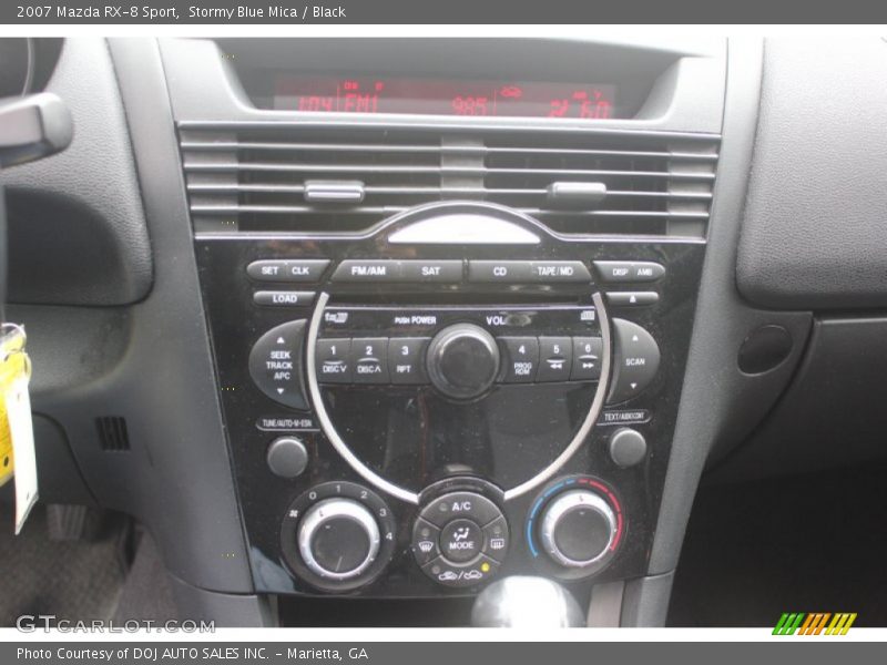 Stormy Blue Mica / Black 2007 Mazda RX-8 Sport