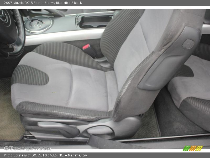 Stormy Blue Mica / Black 2007 Mazda RX-8 Sport