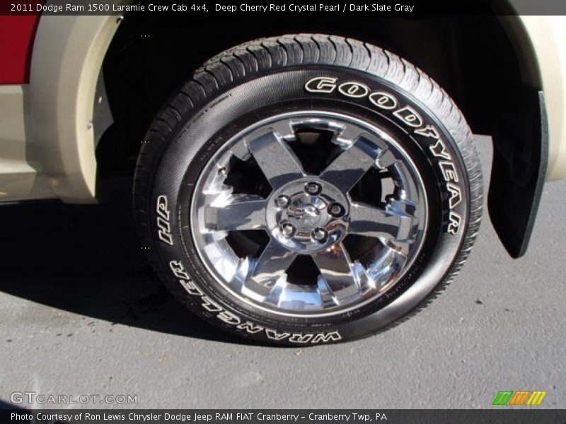 Deep Cherry Red Crystal Pearl / Dark Slate Gray 2011 Dodge Ram 1500 Laramie Crew Cab 4x4