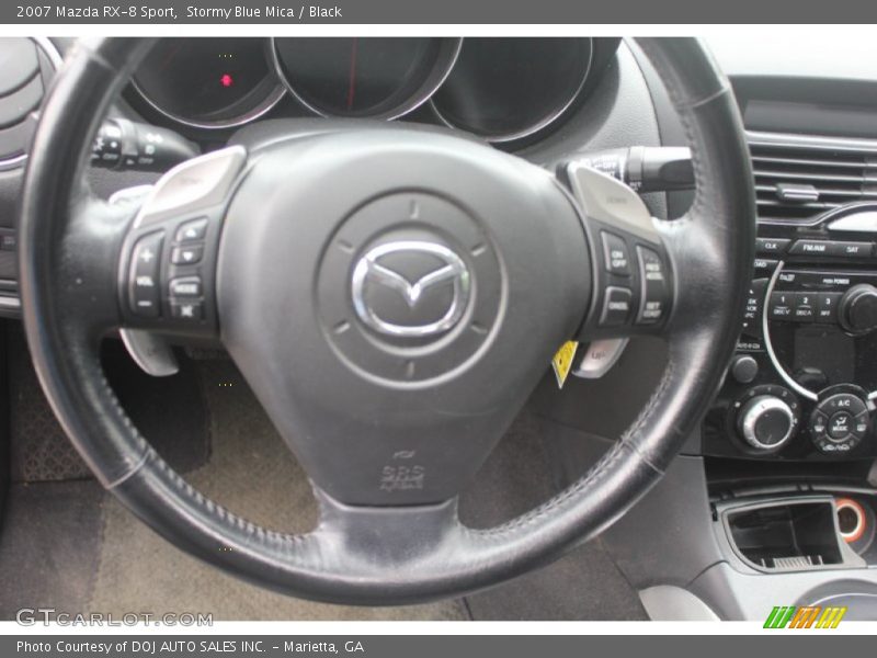 Stormy Blue Mica / Black 2007 Mazda RX-8 Sport