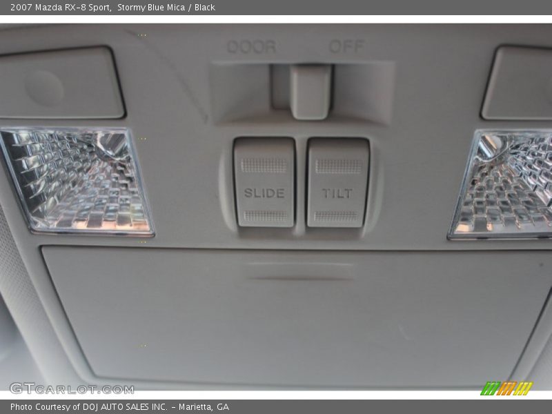 Stormy Blue Mica / Black 2007 Mazda RX-8 Sport