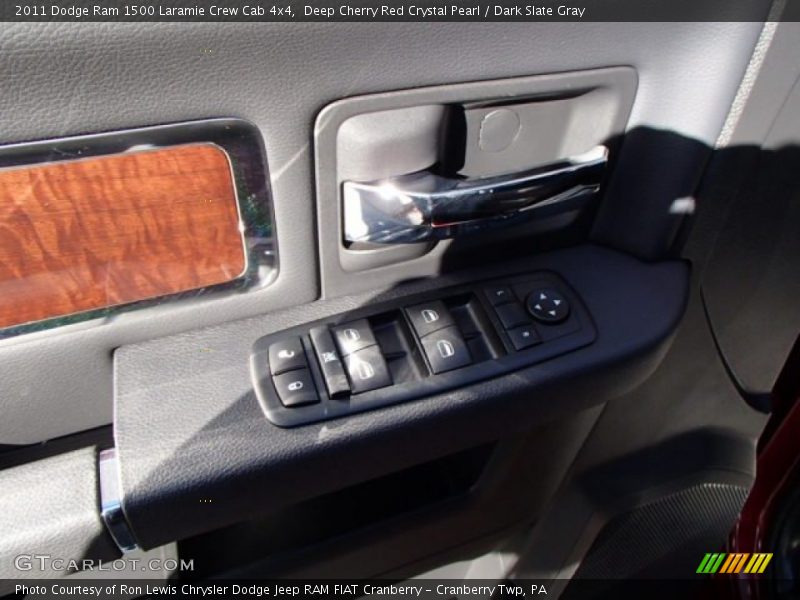 Deep Cherry Red Crystal Pearl / Dark Slate Gray 2011 Dodge Ram 1500 Laramie Crew Cab 4x4