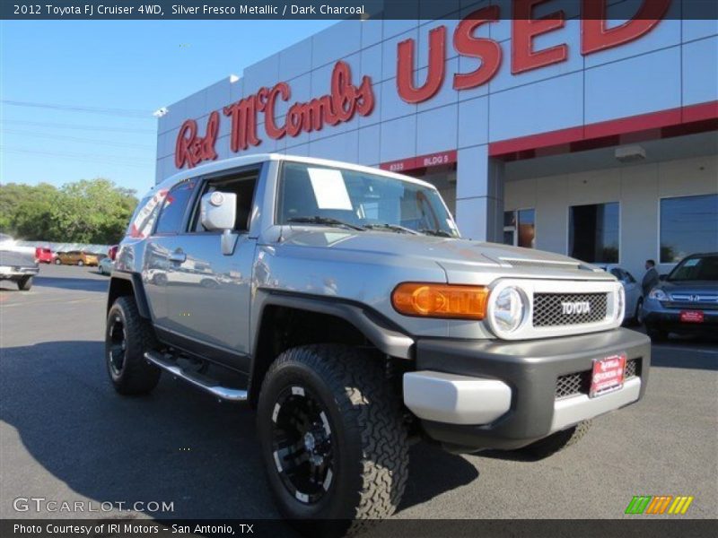 Silver Fresco Metallic / Dark Charcoal 2012 Toyota FJ Cruiser 4WD