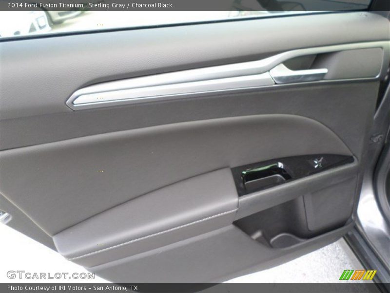 Sterling Gray / Charcoal Black 2014 Ford Fusion Titanium