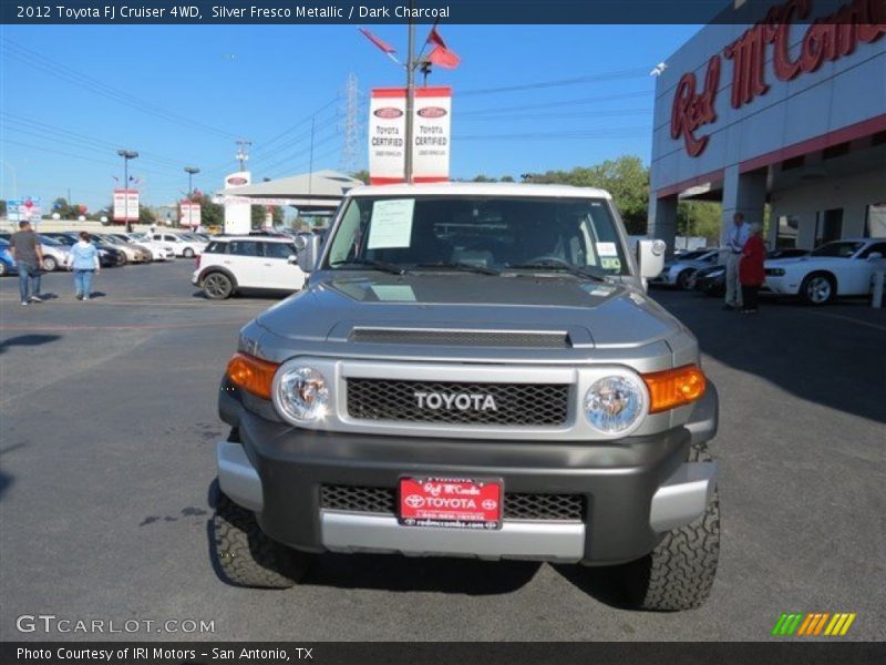 Silver Fresco Metallic / Dark Charcoal 2012 Toyota FJ Cruiser 4WD