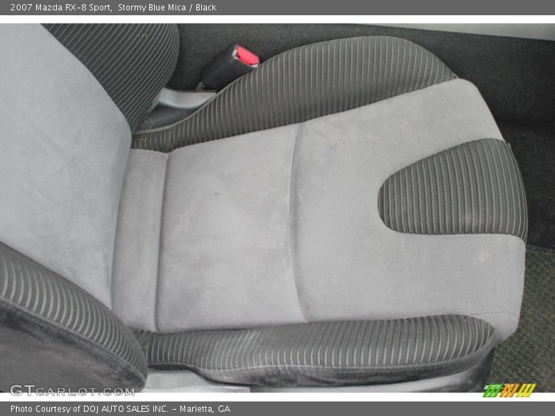 Stormy Blue Mica / Black 2007 Mazda RX-8 Sport