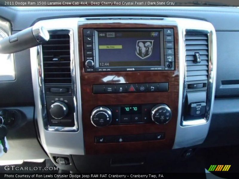 Deep Cherry Red Crystal Pearl / Dark Slate Gray 2011 Dodge Ram 1500 Laramie Crew Cab 4x4