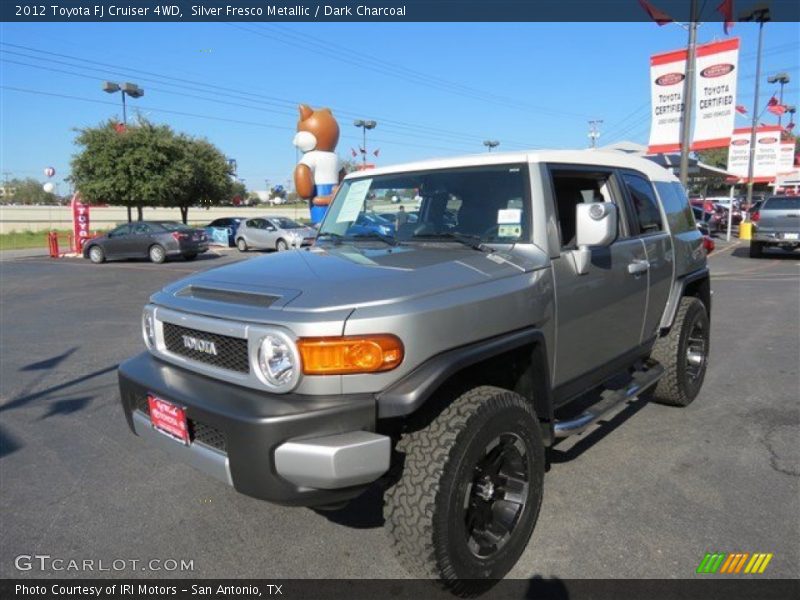 Silver Fresco Metallic / Dark Charcoal 2012 Toyota FJ Cruiser 4WD