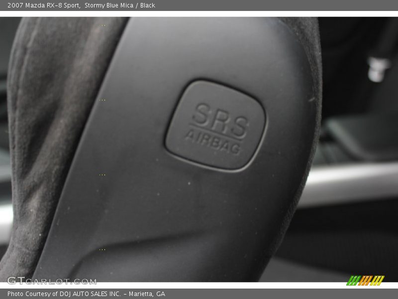 Stormy Blue Mica / Black 2007 Mazda RX-8 Sport