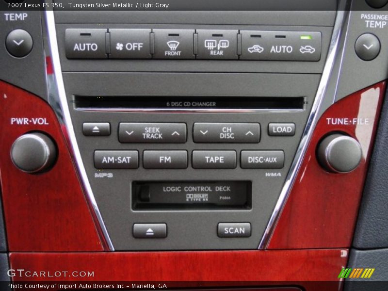 Tungsten Silver Metallic / Light Gray 2007 Lexus ES 350