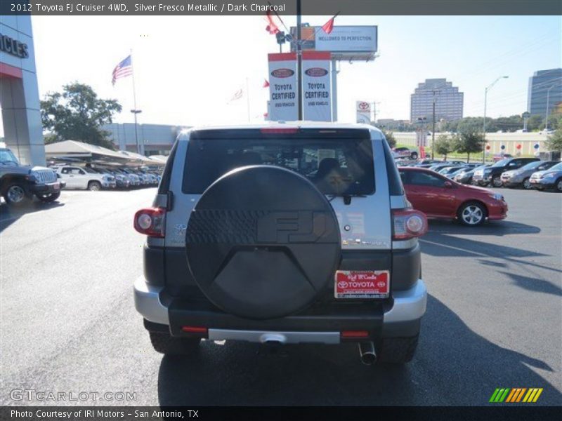 Silver Fresco Metallic / Dark Charcoal 2012 Toyota FJ Cruiser 4WD