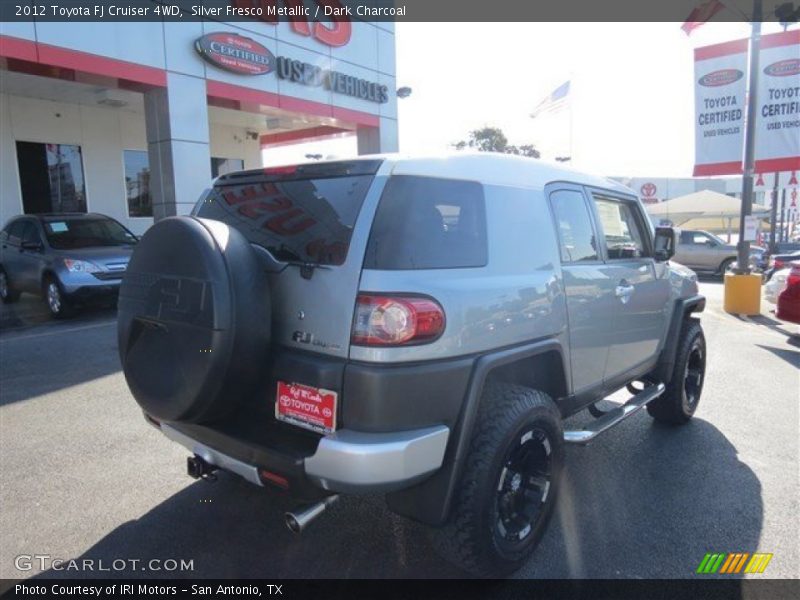 Silver Fresco Metallic / Dark Charcoal 2012 Toyota FJ Cruiser 4WD