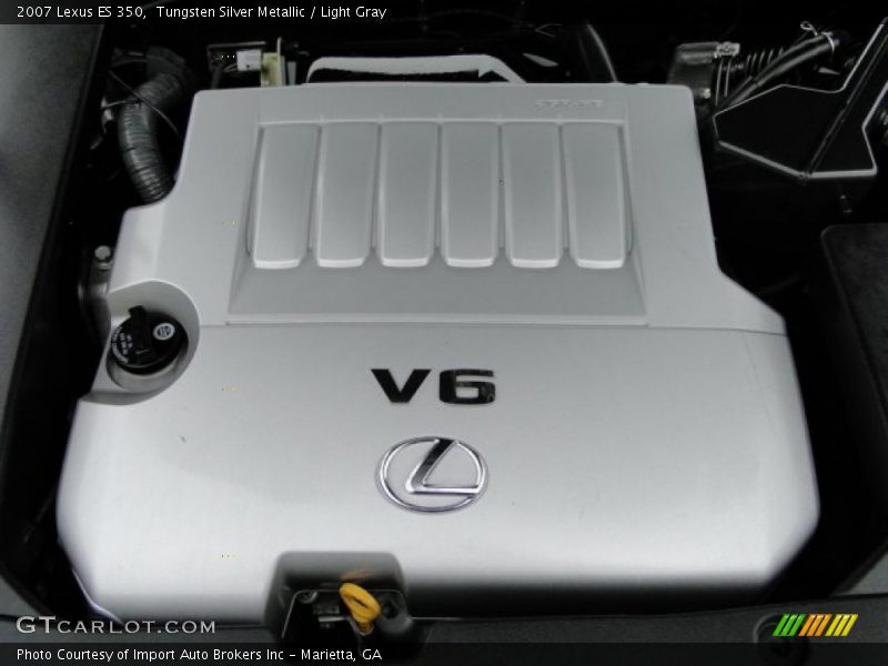 Tungsten Silver Metallic / Light Gray 2007 Lexus ES 350