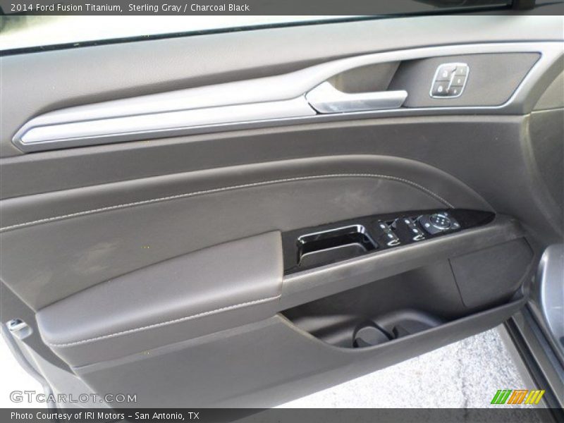 Sterling Gray / Charcoal Black 2014 Ford Fusion Titanium