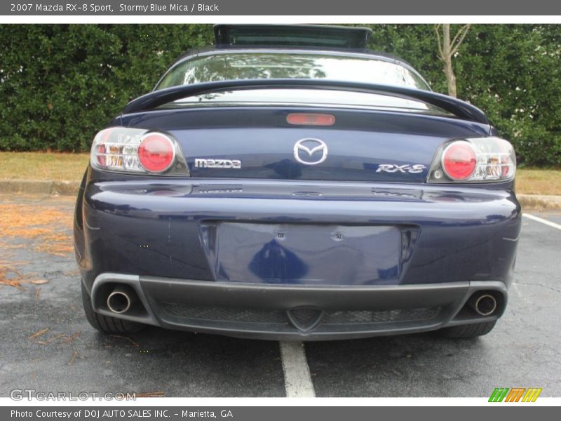 Stormy Blue Mica / Black 2007 Mazda RX-8 Sport