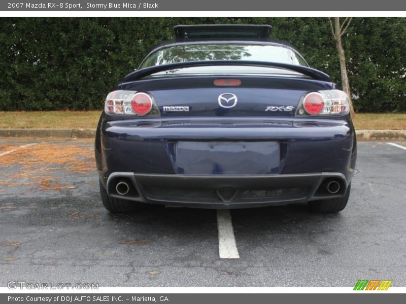 Stormy Blue Mica / Black 2007 Mazda RX-8 Sport