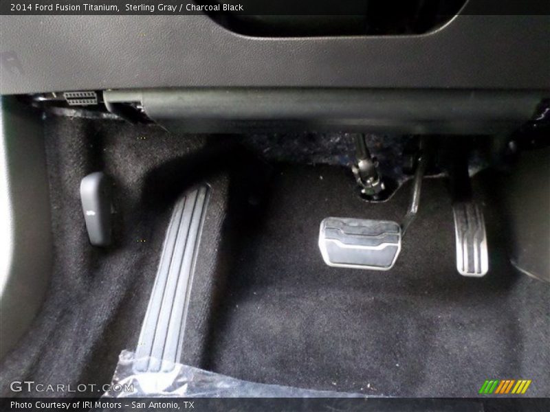 Sterling Gray / Charcoal Black 2014 Ford Fusion Titanium