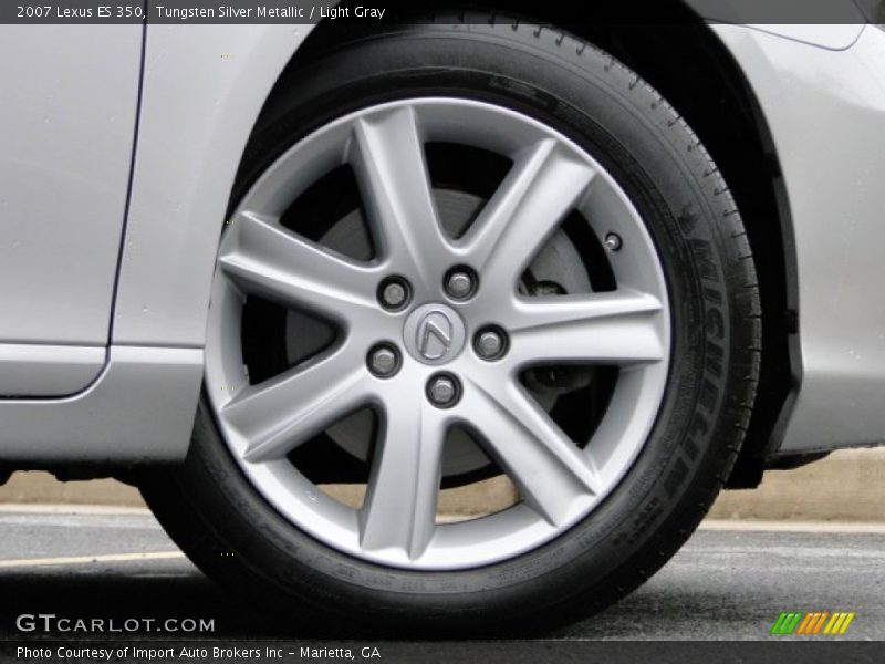 Tungsten Silver Metallic / Light Gray 2007 Lexus ES 350