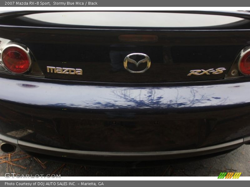 Stormy Blue Mica / Black 2007 Mazda RX-8 Sport