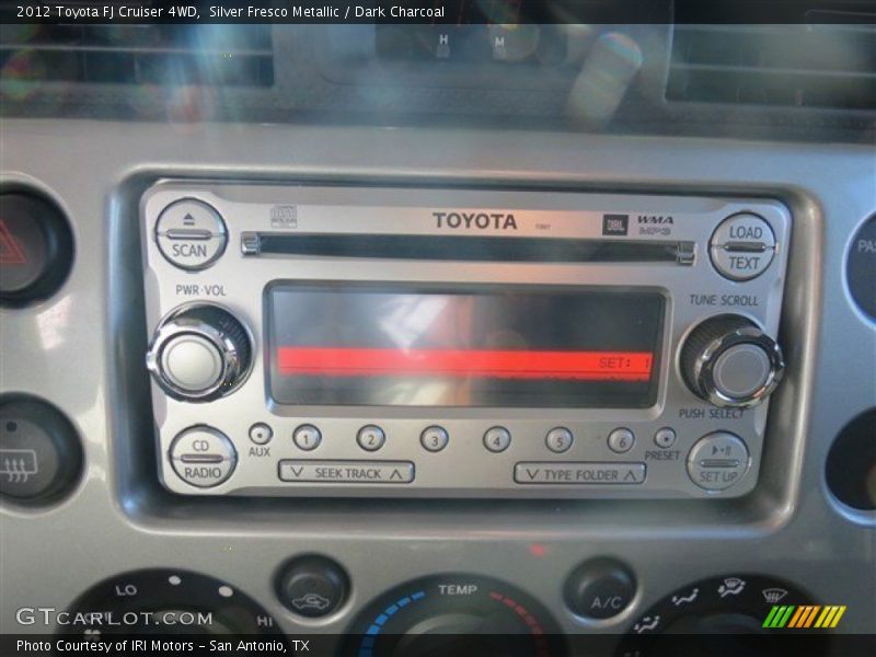 Silver Fresco Metallic / Dark Charcoal 2012 Toyota FJ Cruiser 4WD