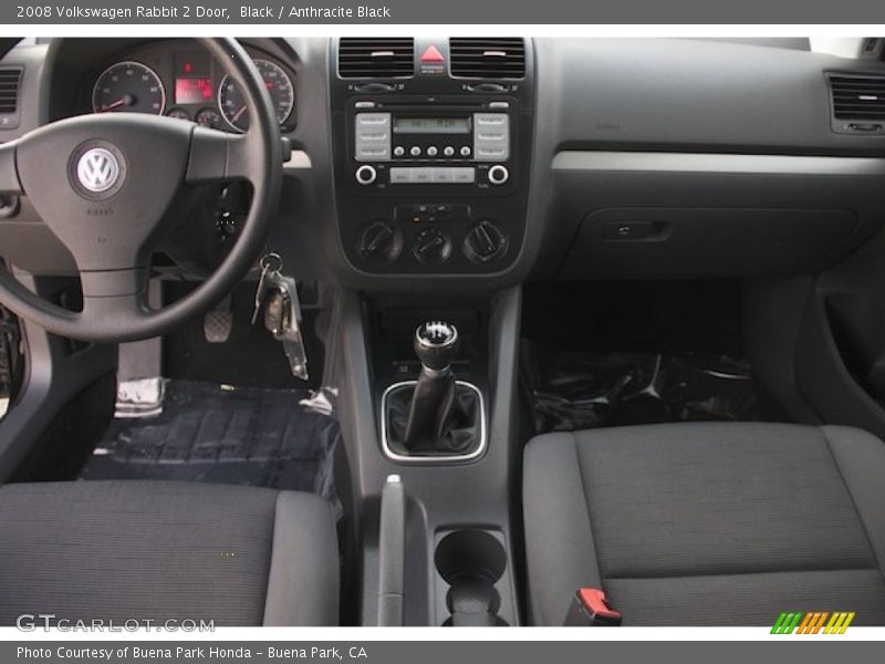 Black / Anthracite Black 2008 Volkswagen Rabbit 2 Door