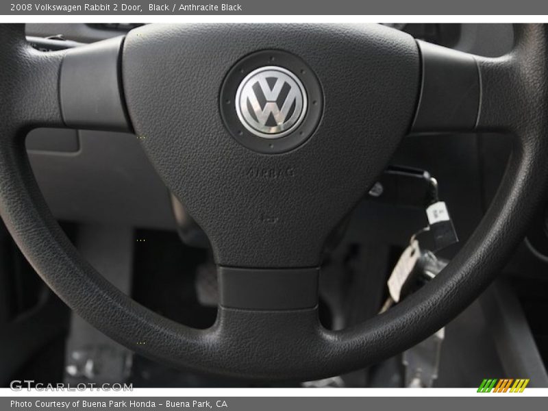Black / Anthracite Black 2008 Volkswagen Rabbit 2 Door