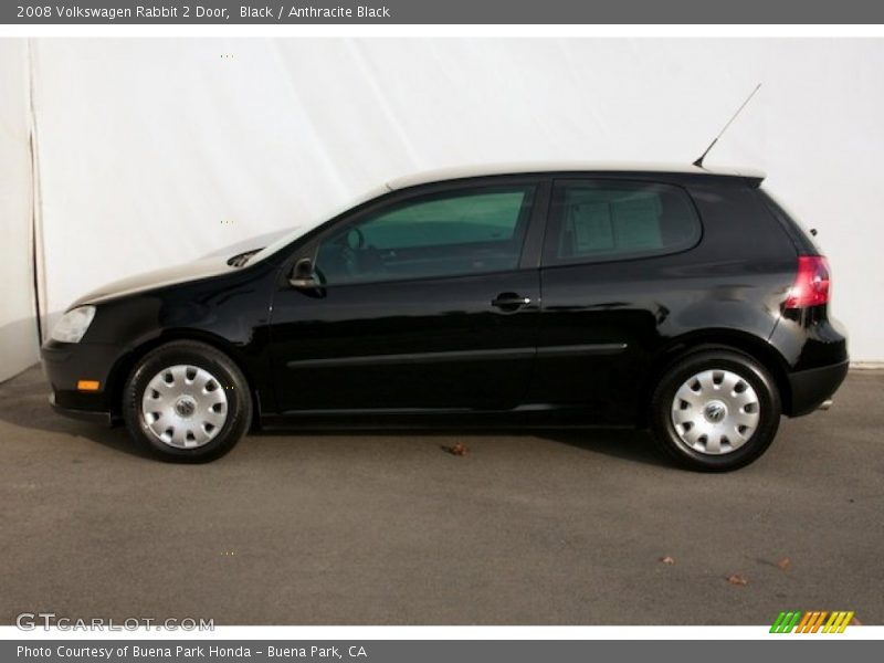 Black / Anthracite Black 2008 Volkswagen Rabbit 2 Door