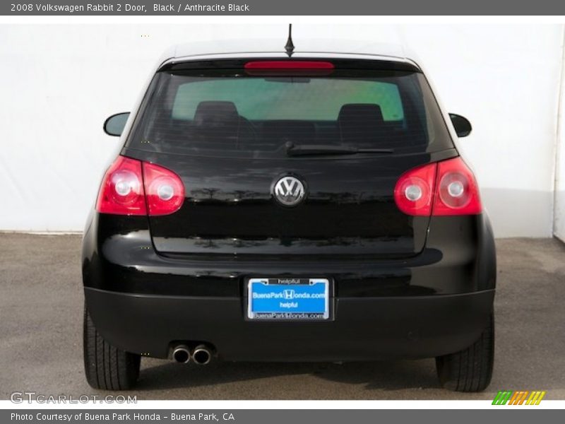 Black / Anthracite Black 2008 Volkswagen Rabbit 2 Door