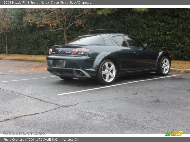 Nordic Green Mica / Black/Chapparal 2004 Mazda RX-8 Sport