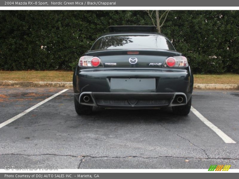 Nordic Green Mica / Black/Chapparal 2004 Mazda RX-8 Sport