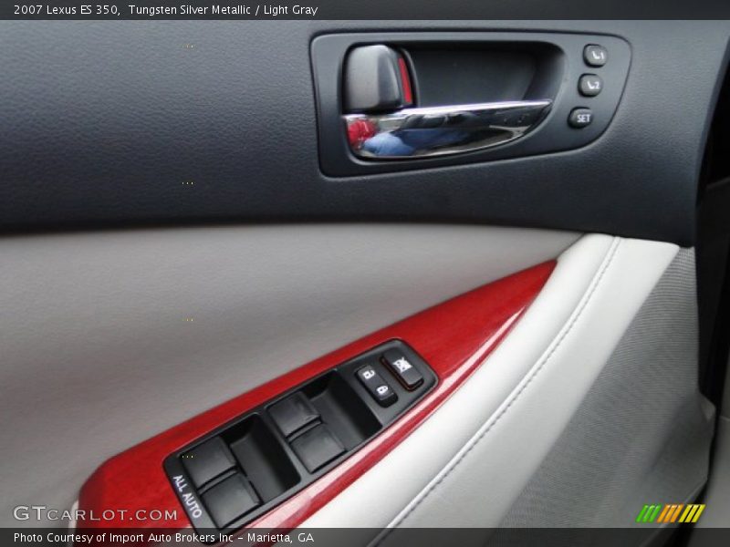 Tungsten Silver Metallic / Light Gray 2007 Lexus ES 350