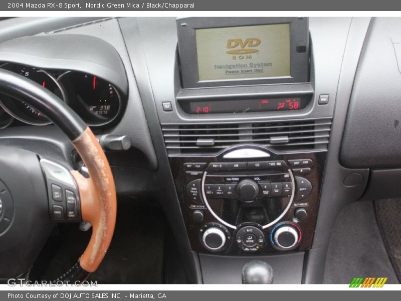 Nordic Green Mica / Black/Chapparal 2004 Mazda RX-8 Sport