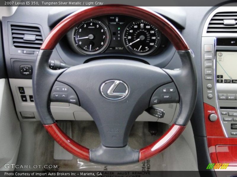Tungsten Silver Metallic / Light Gray 2007 Lexus ES 350