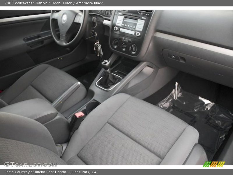 Black / Anthracite Black 2008 Volkswagen Rabbit 2 Door