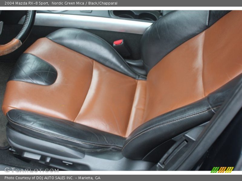 Nordic Green Mica / Black/Chapparal 2004 Mazda RX-8 Sport