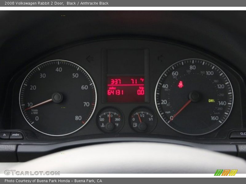 Black / Anthracite Black 2008 Volkswagen Rabbit 2 Door