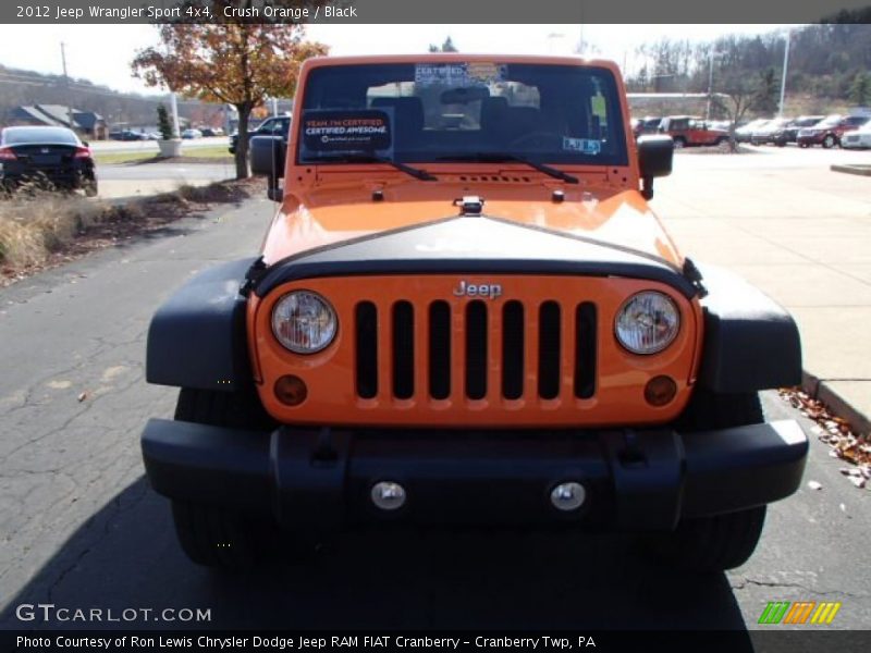 Crush Orange / Black 2012 Jeep Wrangler Sport 4x4