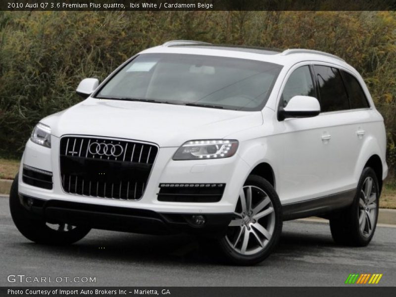 Ibis White / Cardamom Beige 2010 Audi Q7 3.6 Premium Plus quattro