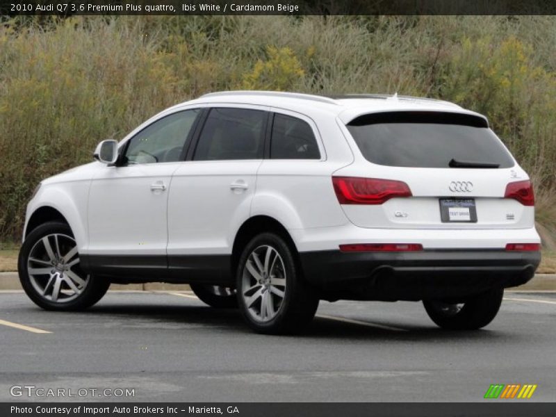 Ibis White / Cardamom Beige 2010 Audi Q7 3.6 Premium Plus quattro