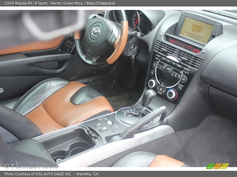 Nordic Green Mica / Black/Chapparal 2004 Mazda RX-8 Sport