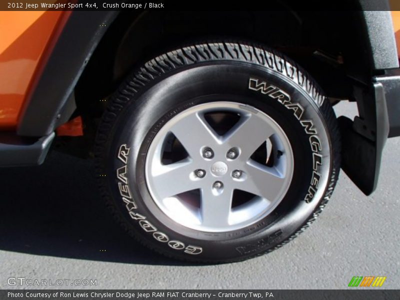 Crush Orange / Black 2012 Jeep Wrangler Sport 4x4