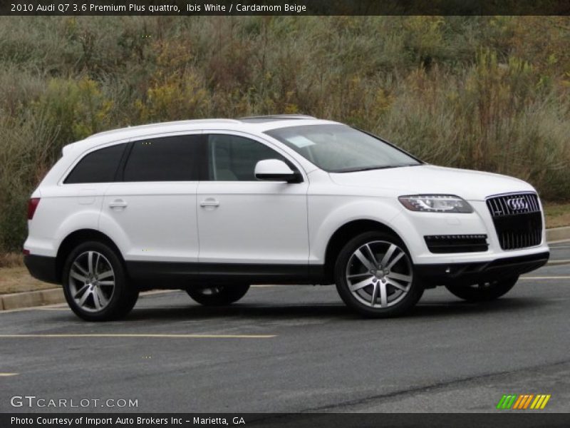 Ibis White / Cardamom Beige 2010 Audi Q7 3.6 Premium Plus quattro