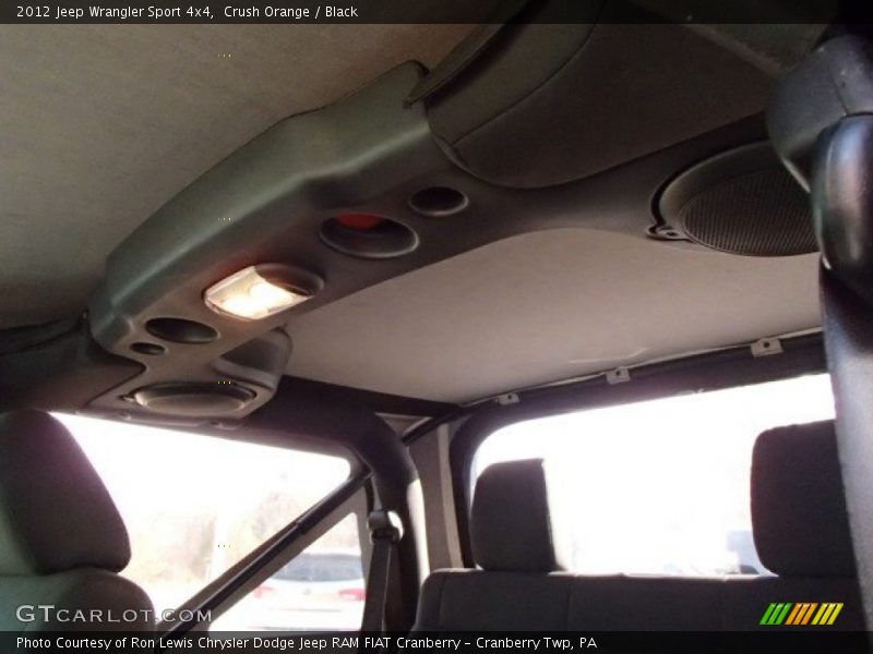 Crush Orange / Black 2012 Jeep Wrangler Sport 4x4