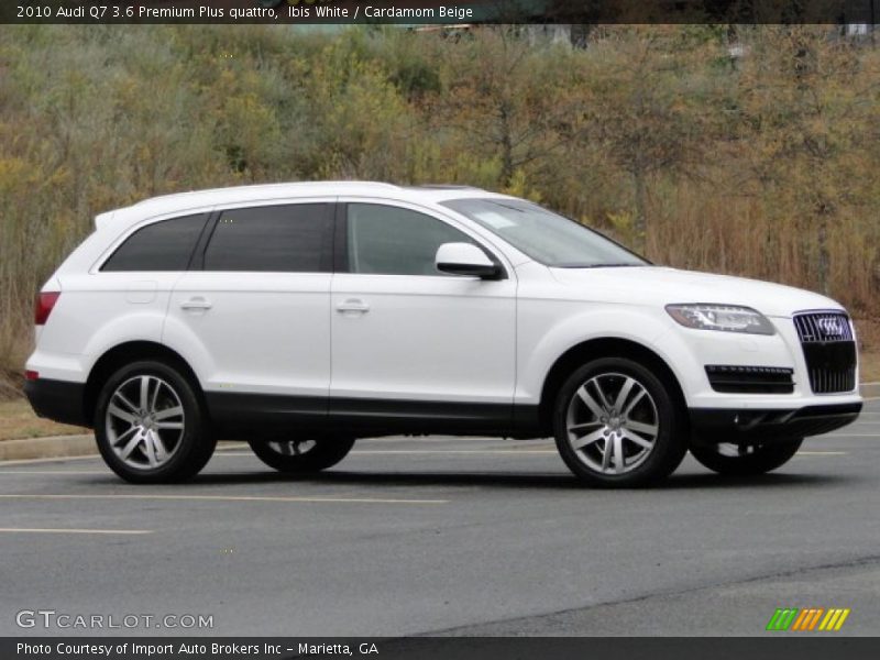 Ibis White / Cardamom Beige 2010 Audi Q7 3.6 Premium Plus quattro